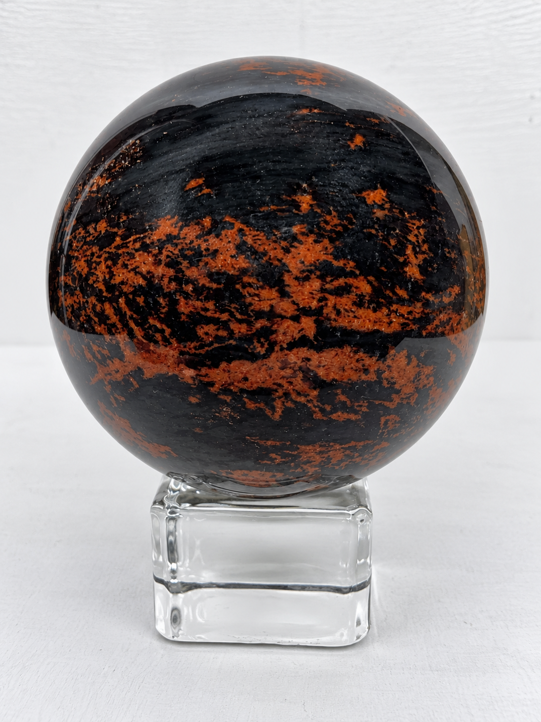 Mahogany Obsidian Sphere