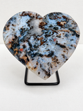 Moss Agate Heart