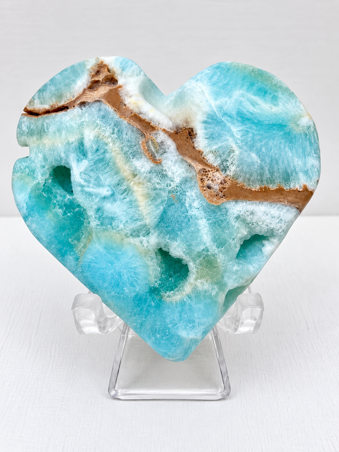 Caribbean Calcite Heart