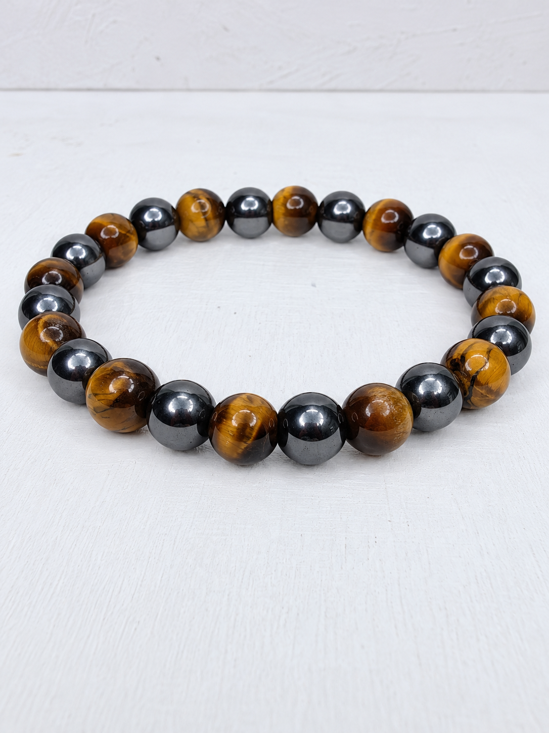Hematite & Tigers Eye Bracelet - 8mm