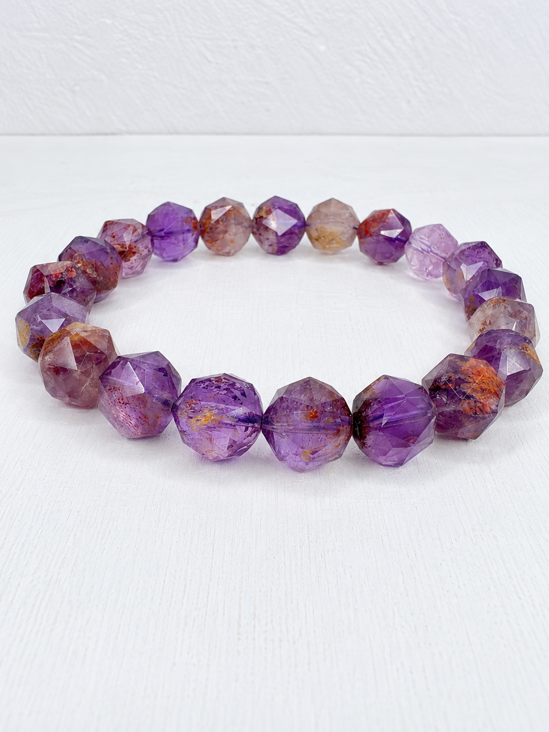 Faceted Cacoxonite Bracelet – 10mm