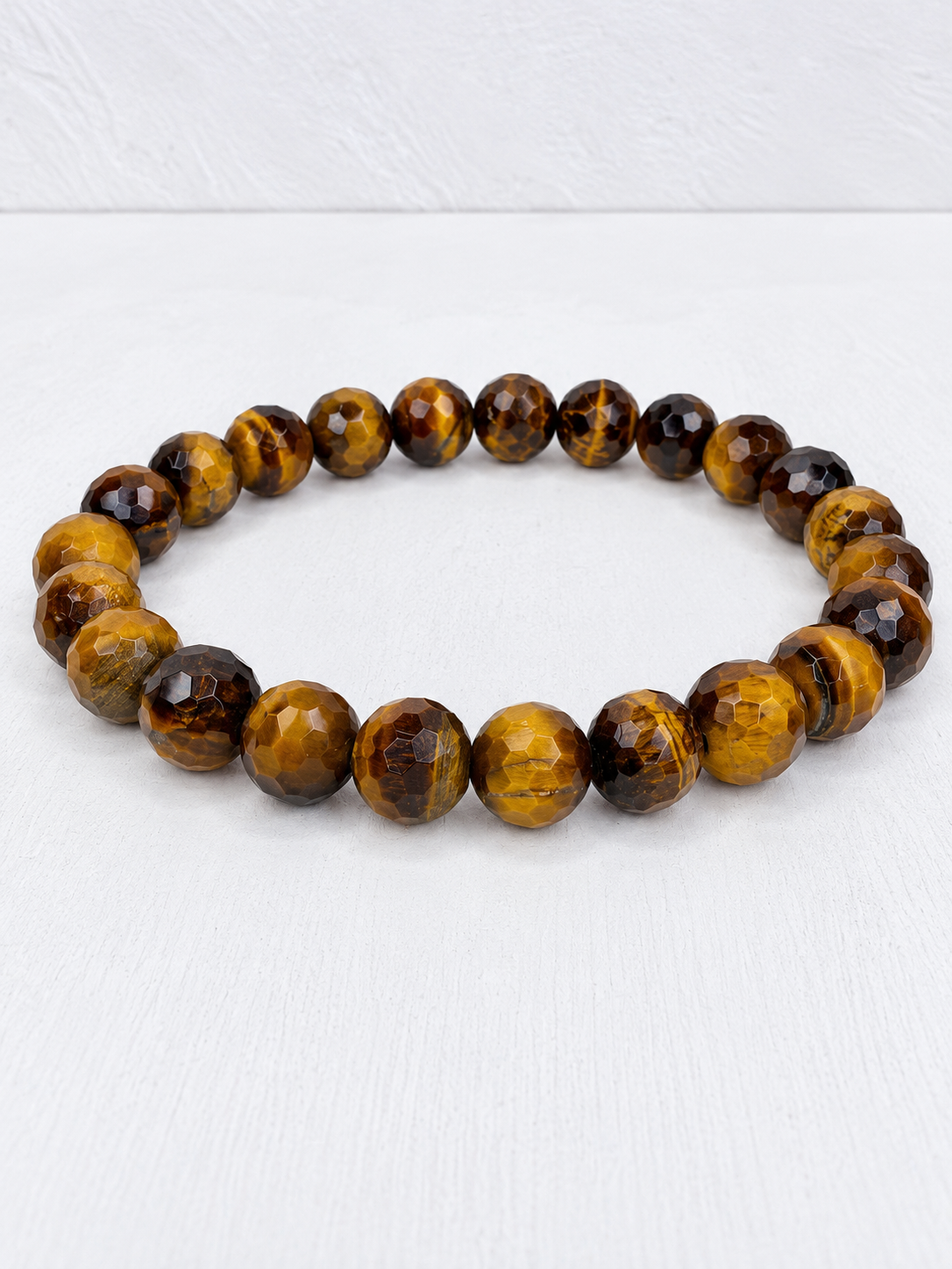 Faceted Tigers Eye Bracelet – 8mm