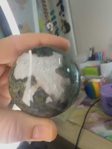 Moss Agate Sphere