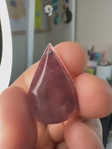 Purple Mica Pendant