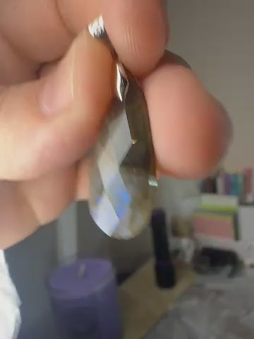 Faceted Labradorite Pendant
