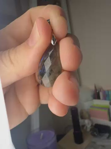 Faceted Labradorite Pendant