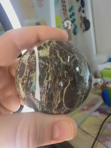 Money Agate Sphere