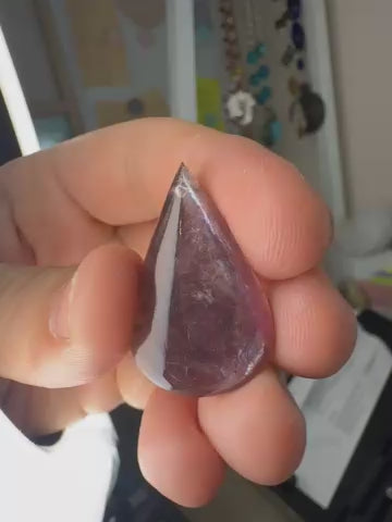 Purple Mica Pendant