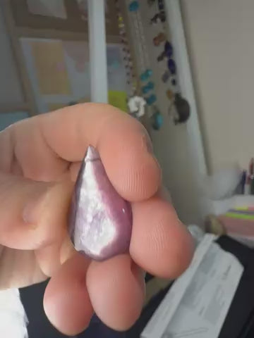 Purple Mica Pendant
