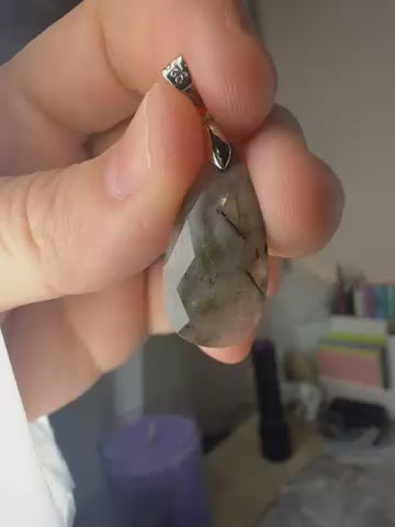 Faceted Labradorite Pendant