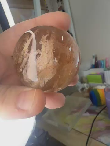 Fire Quartz Sphere