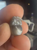 Skeleton Sunstone & Moonstone Carved Pixue Pendant